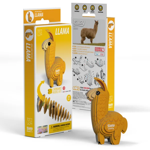  3D kartoninis modelis „Lama“