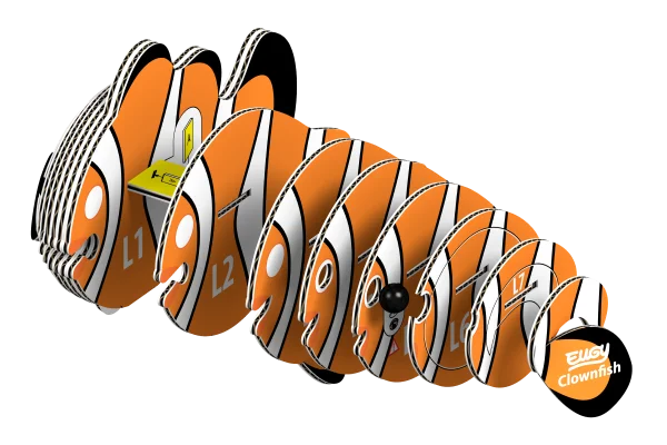  3D kartoninis modelis „Jūrų klounas“ thumbnail 2