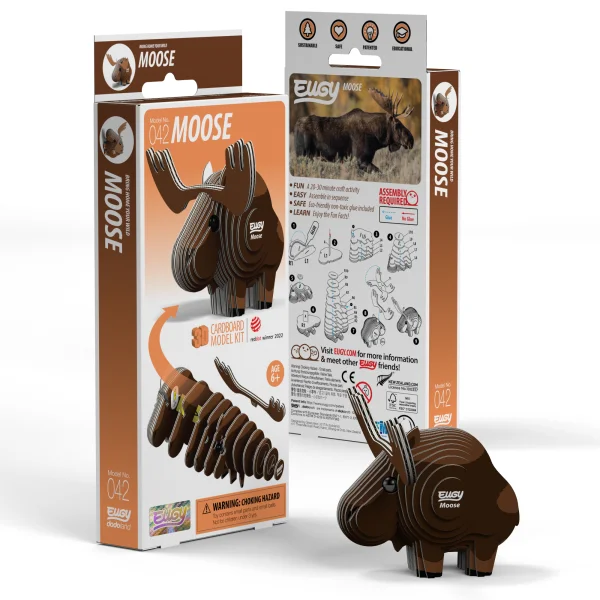  3D kartoninis modelis „Briedis“
