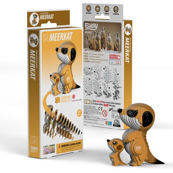  3D kartoninis modelis „Surikatos“