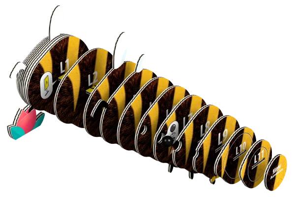  3D kartoninis modelis „Kamanė“ thumbnail 2