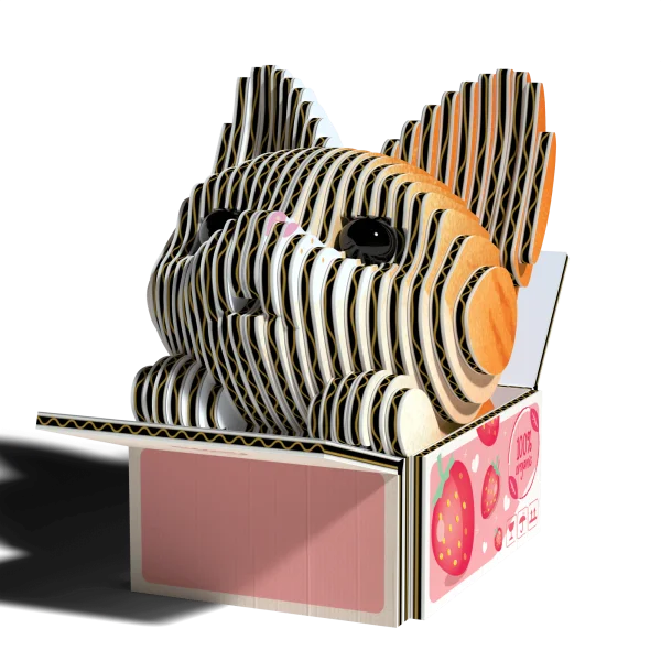  3D kartoninis modelis „Kačiukas Pumpkin“ thumbnail 5