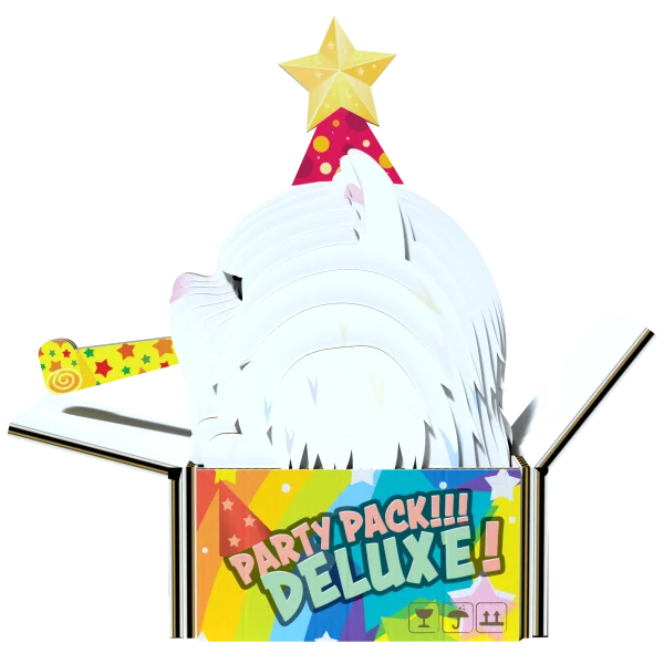  3D kartoninis modelis „Kačiukas Cottonball“ thumbnail 7