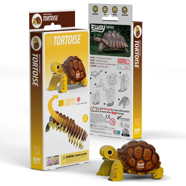  3D kartoninis modelis „Sausumos vėžlys“