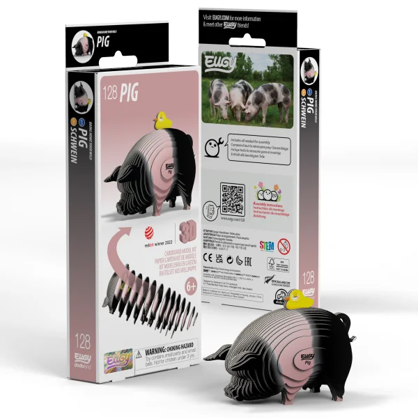  3D kartoninis modelis „Paršelis“