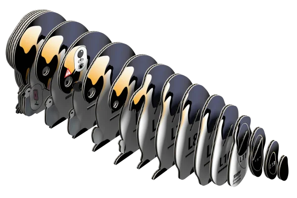  3D kartoninis modelis „Imperatoriškasis pingvinas“ thumbnail 2