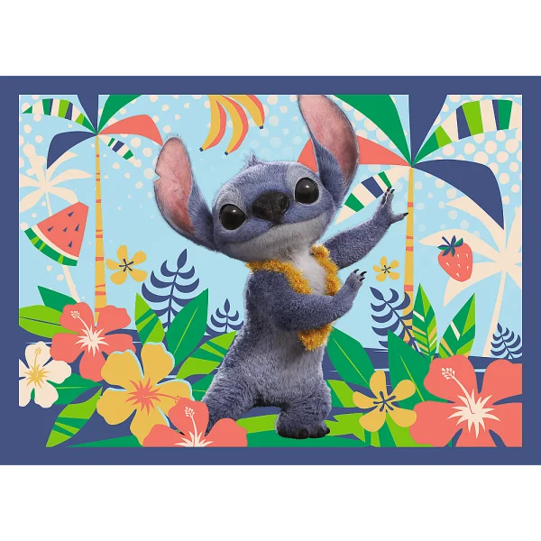  DISNEY STITCH 4 dėlionių rinkinys
