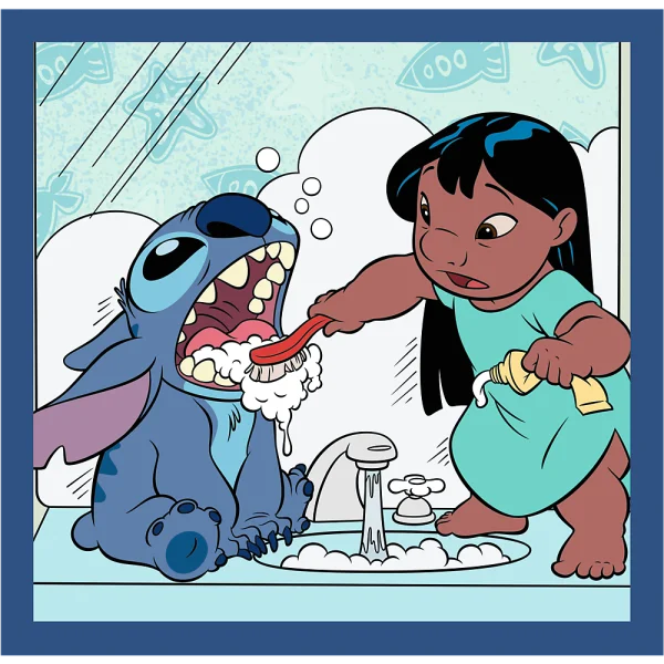  DISNEY STITCH 3 dėlionių rinkinys