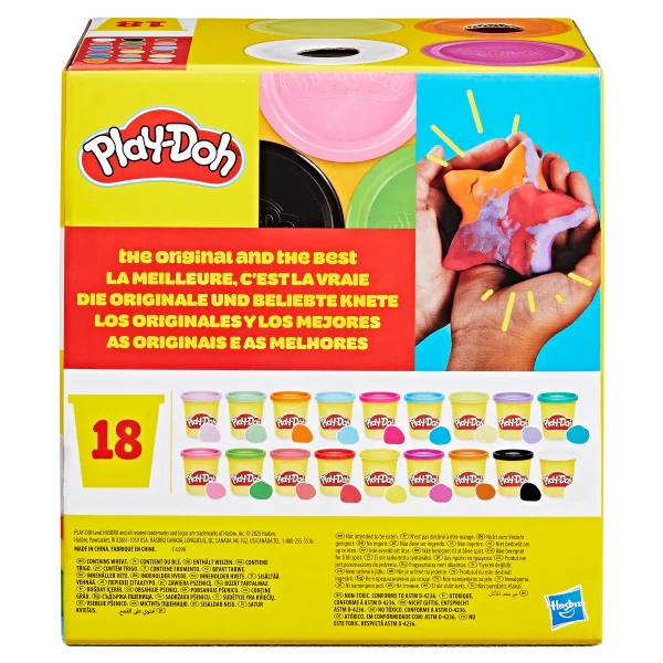  Plastilino rinkinys, 18 vnt.