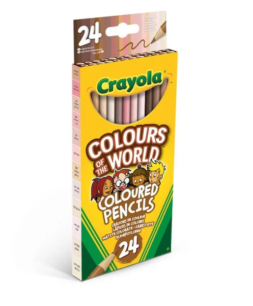  Colours of the World Coloured Pencils 24ct