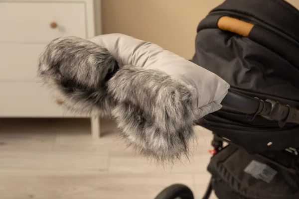  pirštinė vežimėliui su kailiuku žalia 8542 thumbnail 3