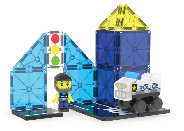  Magnetinis konstruktorius „Policijos patrulis“, 20 det. thumbnail 2