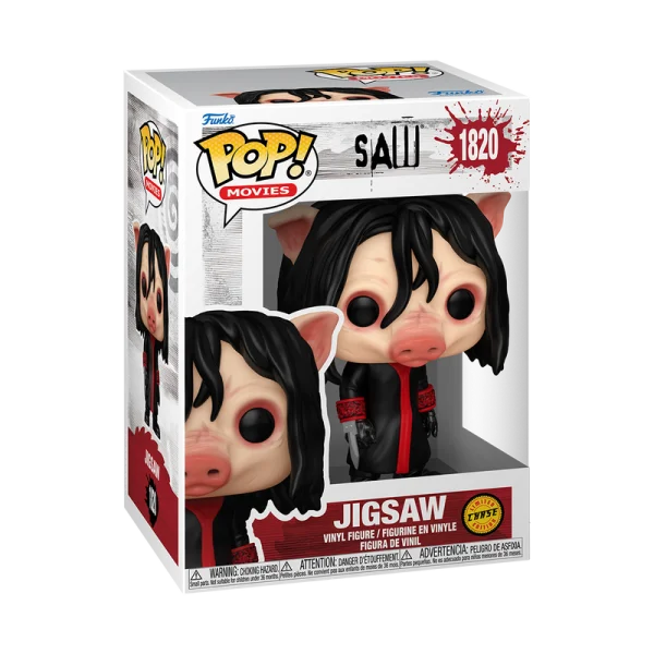  POP! Vinilinė figūrėlė: Saw - Jigsaw (w/ Chase) thumbnail 2