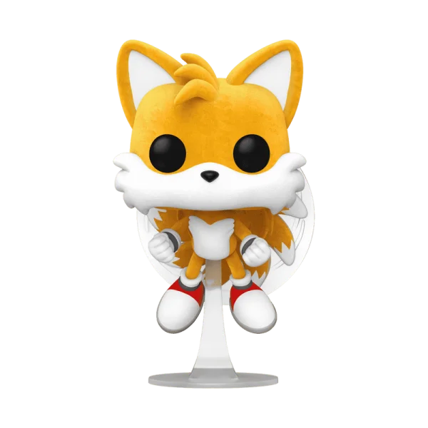  POP! Vinilinė figūrėlė: Sonic - Tails (w/Chase, flocked) thumbnail 3