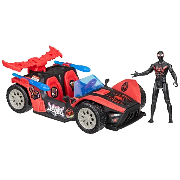  playset Spider mobile and Miles Morales 10 cm
