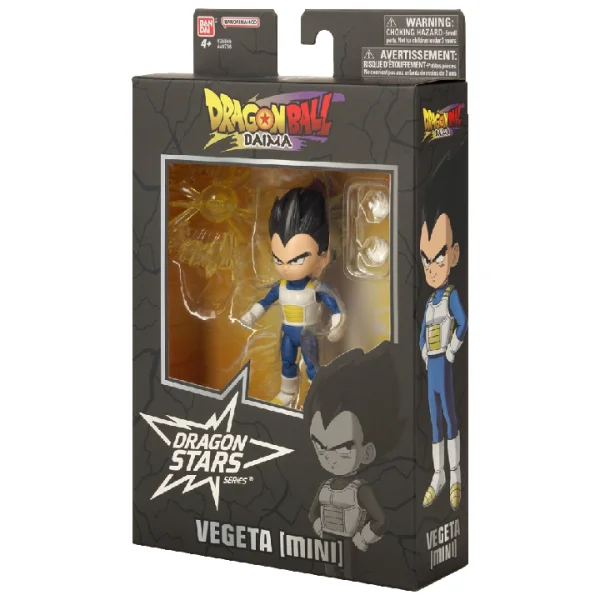 DRAGON STARS Poseable figūrėlė su priedais - Vegeta Mini (Diama), 7cm thumbnail 2