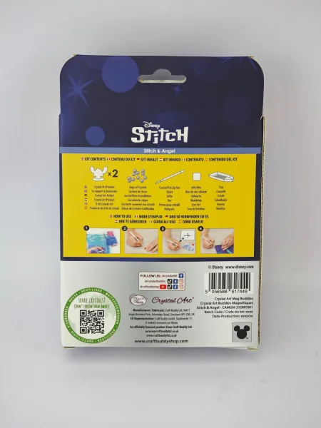 DISNEY STITCH CRYSTAL ART Figūrėlės „Stičas ir Angel“