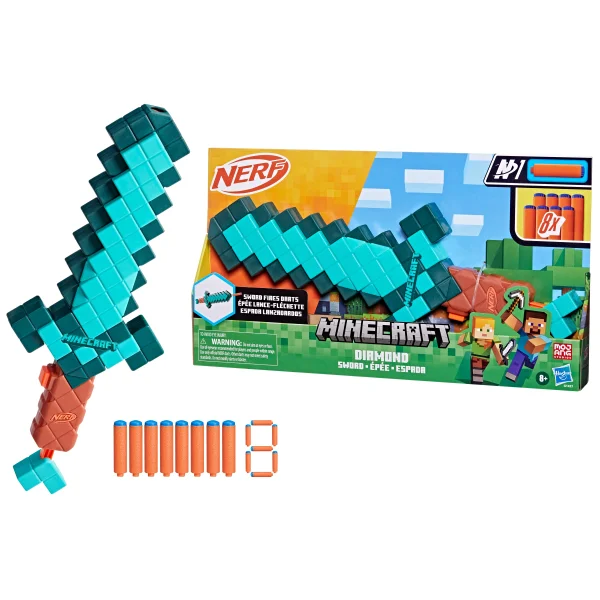  MINECRAFT blaster Diamond sword