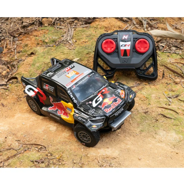  RC automobilis su LED Toyota GR Dakar #206 Lucas Moraes, 1:18 thumbnail 2