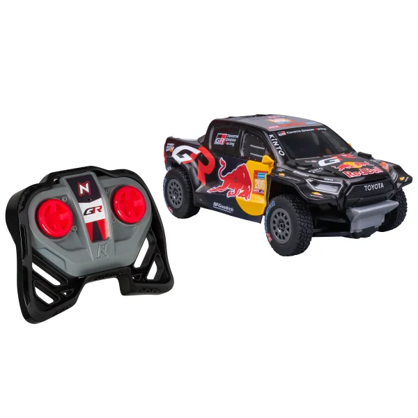  RC automobilis su LED Toyota GR Dakar #206 Lucas Moraes, 1:18