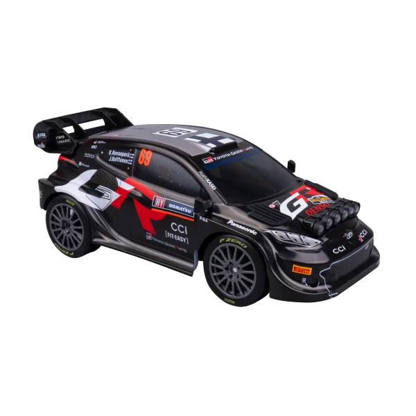  RC automobilis su LED Toyota GR #69 Rovanperä, 1:18