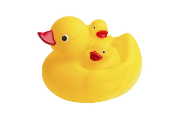 žaislai ančiukas su vaikučiais 3 vnt., 043