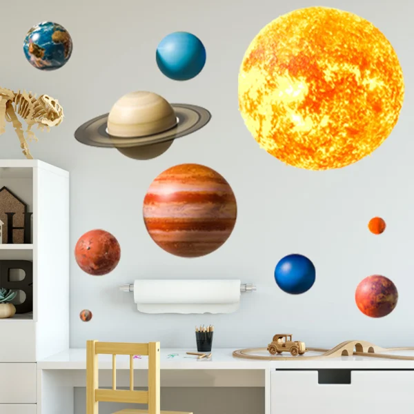SIPO lipdukas sienoms  planetos 91x72cm WS63039 thumbnail 2