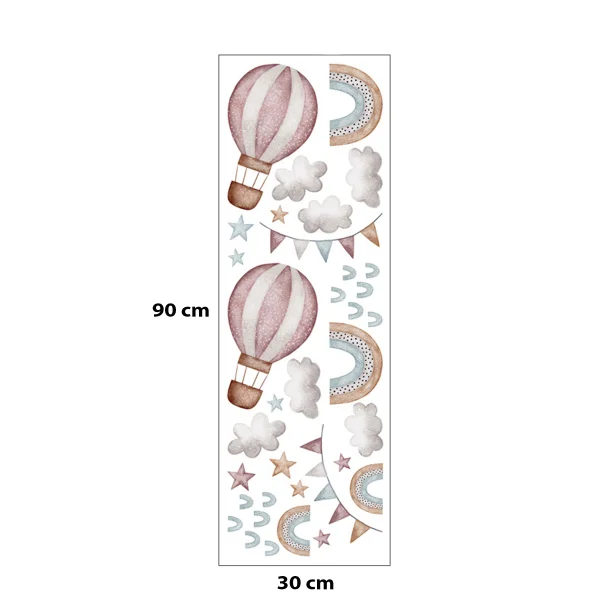 SIPO lipdukas sienoms balionai 86x64cm WS63040 thumbnail 3