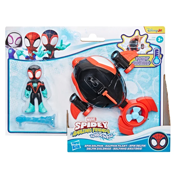 SPIDEY AND HIS AMAZING FRIENDS Vandens transporto priemonė su figūrėle