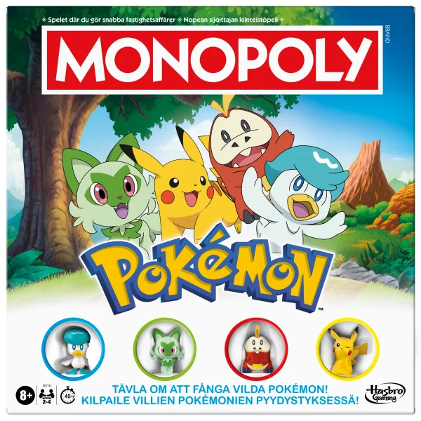  Žaidimas „Monopolis: Pokemonai“, suomių/švedų k.