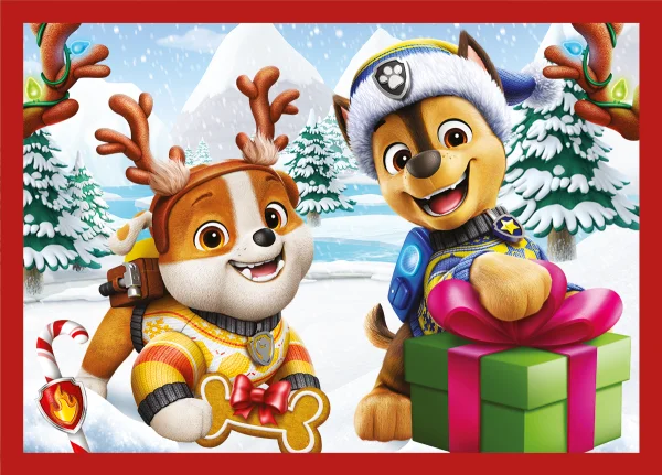  PAW PATROL 4 dėlionių rinkinys „Kalėdinė dėlionė“ thumbnail 3