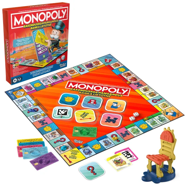  Žaidimas „Monopolis: mobilioji bankininkystė“, estų/latvių k. thumbnail 2
