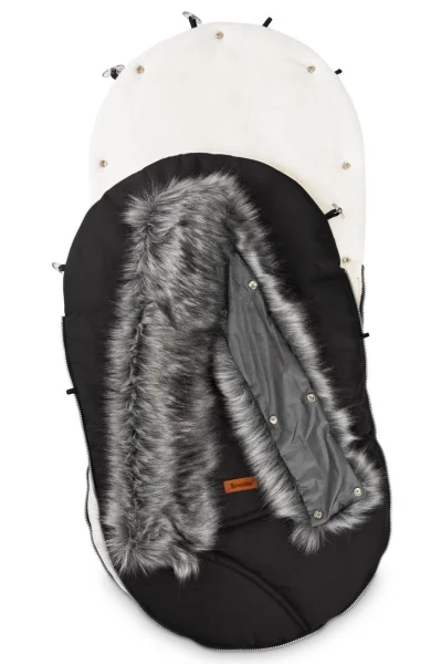 vokelis vežimėliui, ESKIMO, 100x46, juodas, 8330