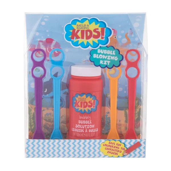 Kids! Muilo burbulai 120 ml + pūtikliai 4 vnt. 