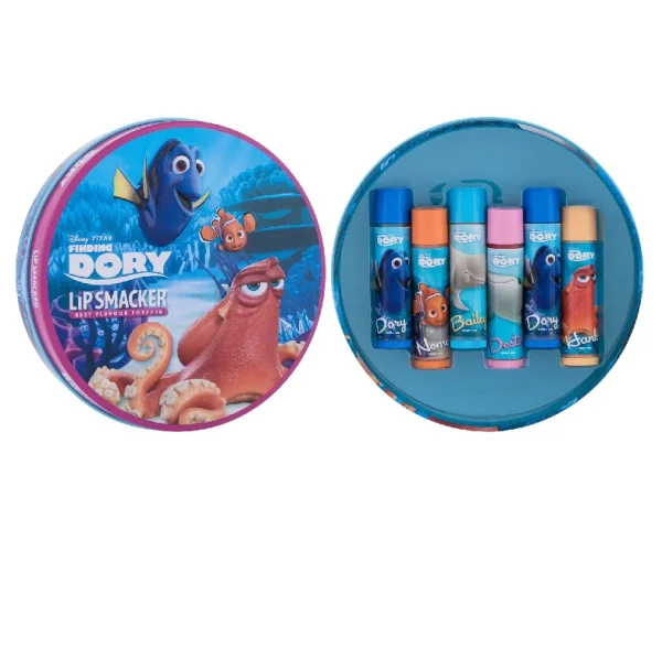 lūpų balzamų rinkinys dėžutėje 6 vnt., Disney Finding Dory
