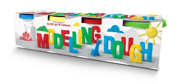 Spalvoto modelino rinkinys 4x140g.
