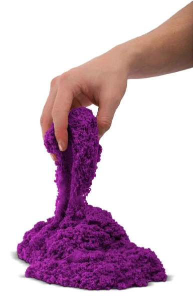 Violetinės spalvos kinetinis smėlis 500g. thumbnail 2