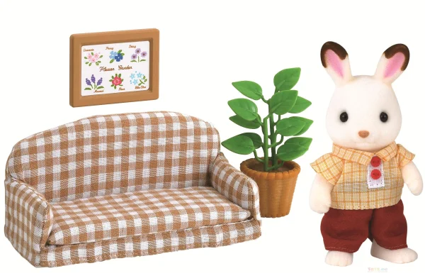  Triušis tėtis ir sofa