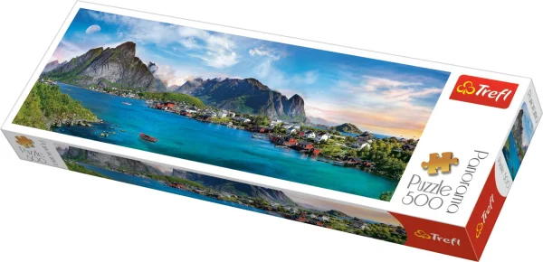 TREFL panoraminė dėlionė „Norvegija“, 500 det.