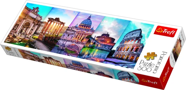 TREFL panoraminė dėlionė „Italija“, 500 det.