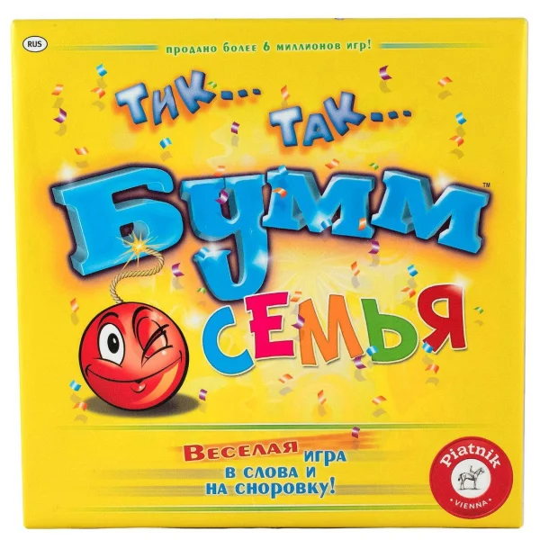  Žaidimas šeimai „Tik Tak Bumm“ (Rusų kalba)