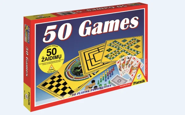  Rinkinys 50 žaidimų (Lietuvių kalba)