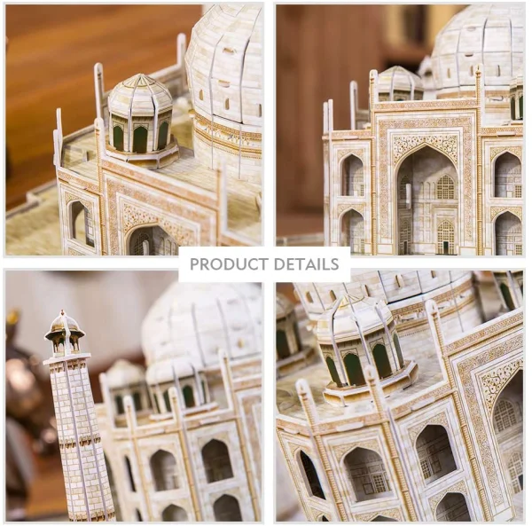CUBICFUN 3D dėlionė iš serijos „National Geographic“ - „Taj Mahal“ thumbnail 3