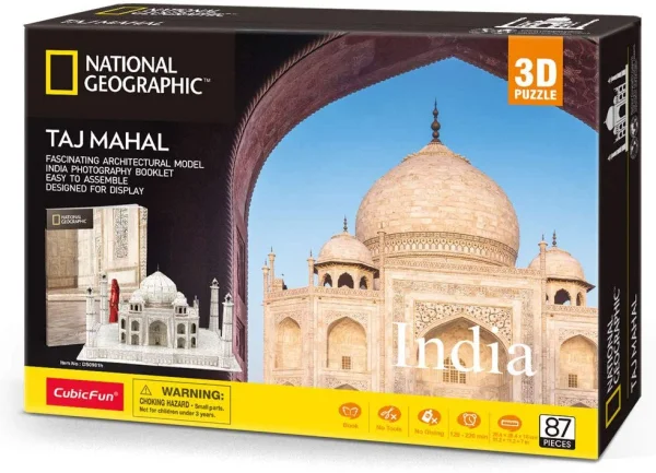 CUBICFUN 3D dėlionė iš serijos „National Geographic“ - „Taj Mahal“ thumbnail 2