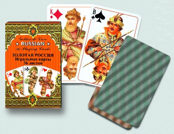  Žaidimo kortos „Golden Russian“