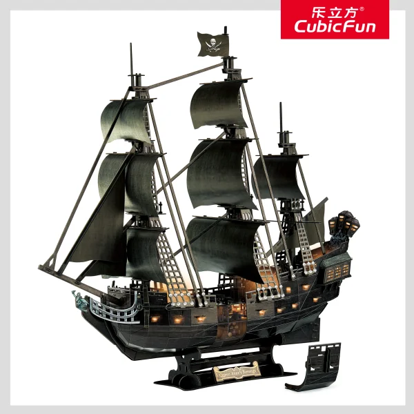 CUBICFUN 3D dėlionė su LED (didelė)„Karalienės Anos kerštas"