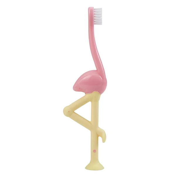 dantų šepetelis vaikams 1-4 metų, Flamingo, rožinis thumbnail 5