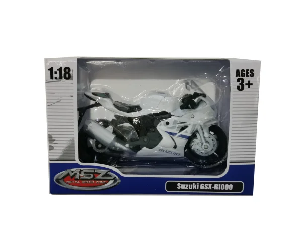  Motociklas SUZUKI GSR-R1000, 1:18