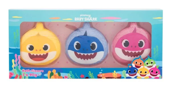 Baby Shark putojančių vonios bombų rinkinys, 3 vnt. 