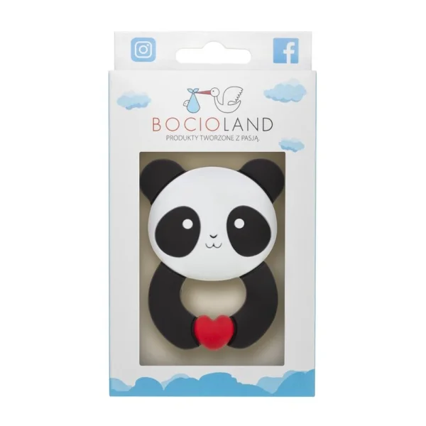 silikoninis kramtukas, panda, BOC0511